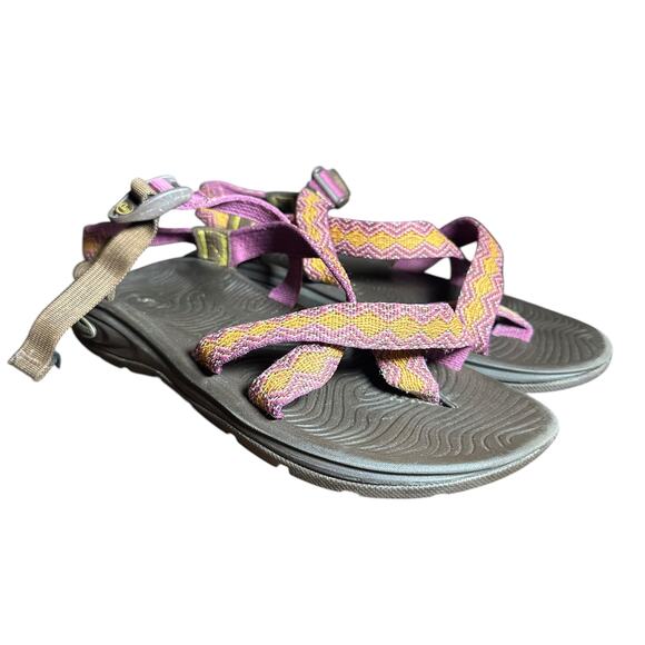 Chaco Women's Zvolv 2 Sport Strappy Sandal Size 9 Pink Orange walking hiking - Picture 3 of 12